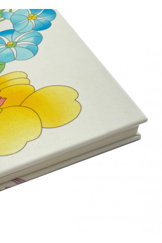 Imprimé Floral Blanc