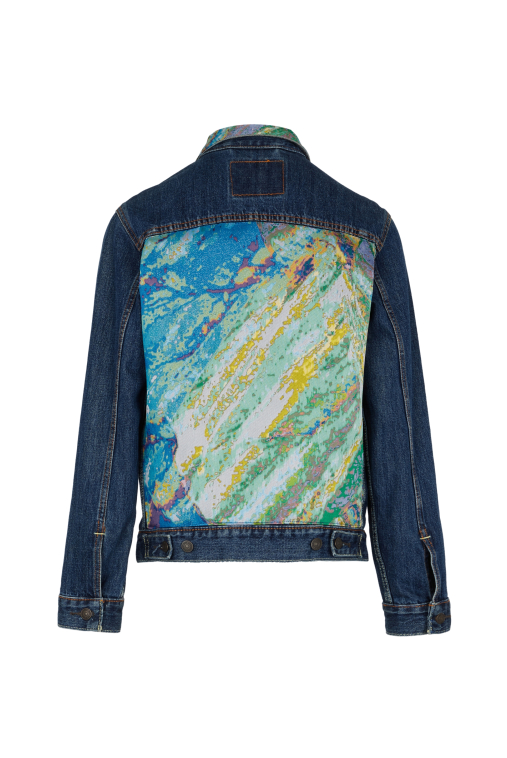 UPCYCLING DENIM JACKET TULIPE UPCYCLING DENIM JACKET TULIPE