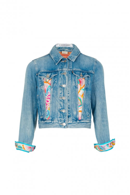 VESTE JEAN UPCYCLING PENSEE