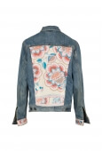VESTE JEAN UPCYCLING ORCHIDEE