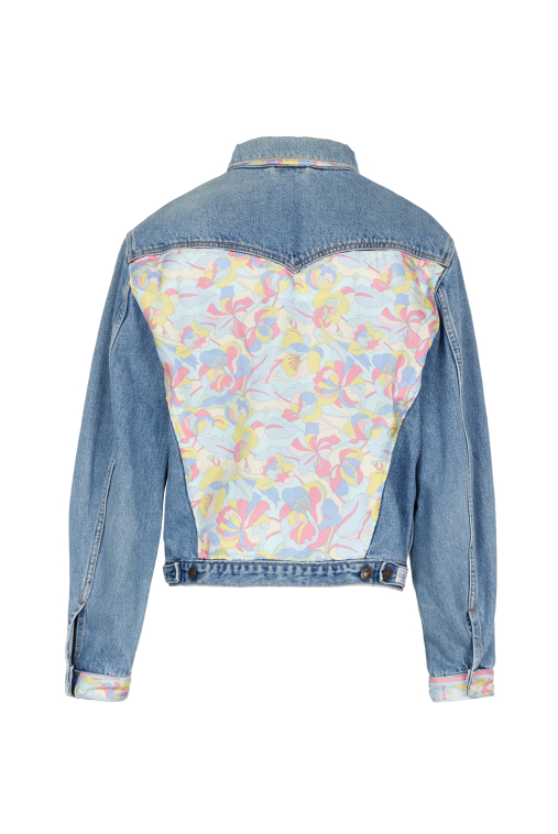 UPCYCLING DENIM JACKET MUGUET UPCYCLING DENIM JACKET MUGUET