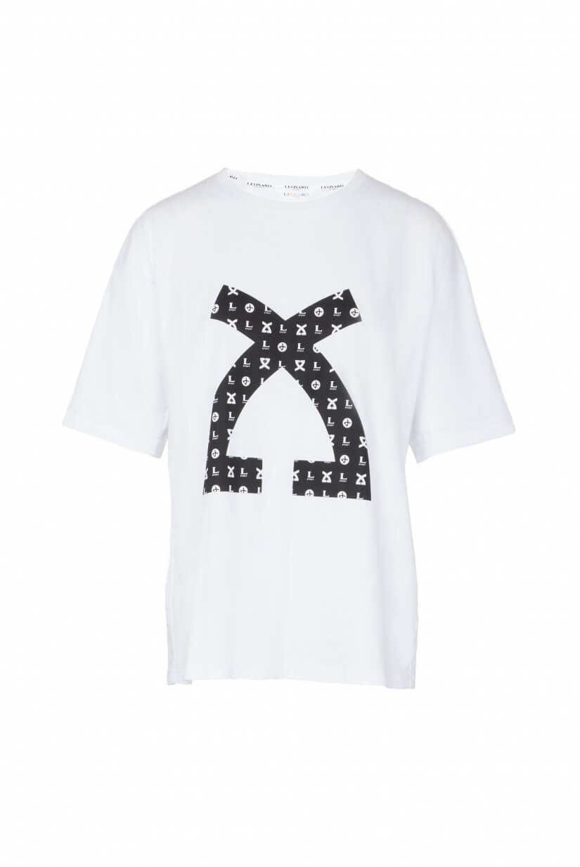 WHITE LOGO T-SHIRT