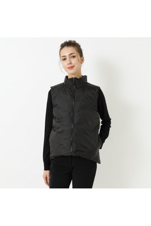 SLEEVLESS REVERSIBLE DOWN JACKET