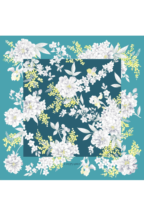 SCARVES 90x90 DOUBLE FACE IN SILK TWILL