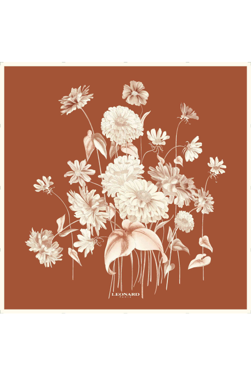 CARRE 90x90 EN TWILL DE SOIE