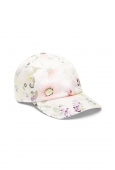 Cap with flowers light pink