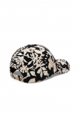 CASQUETTE À FLEURS NOIR