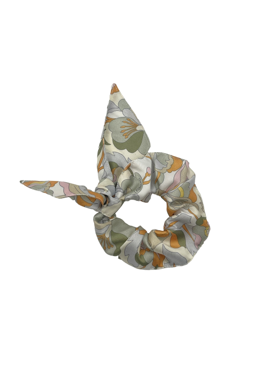 CHOUCHOU EN JERSEY DE SOIE IMPRIME FLEURS CHOUCHOU EN JERSEY DE SOIE IMPRIME FLEURS