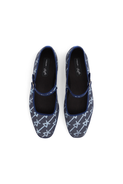 Furlanes Mary Janes Denim