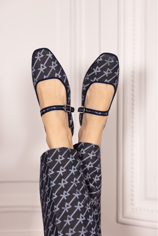 Furlanes Mary Janes Denim