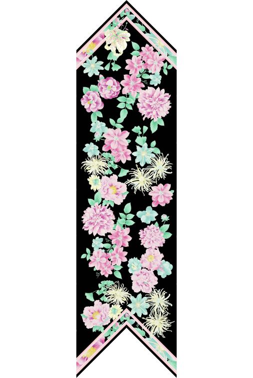 BANDEAU 20X160 EN TWILL DE SOIE