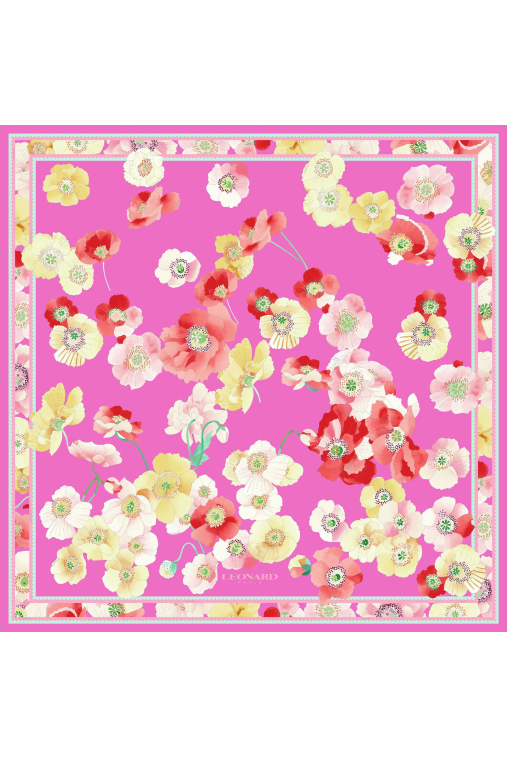 CARRE 90X90 EN TWILL DE SOIE