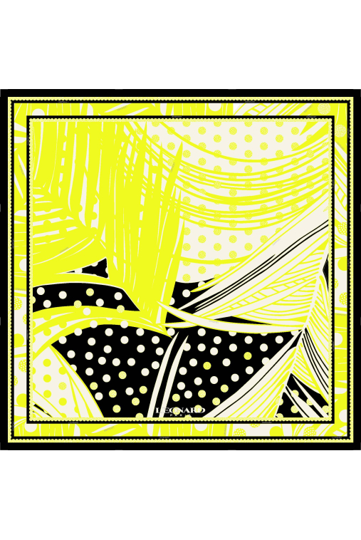 CARRE 70X70 EN TWILL DE SOIE