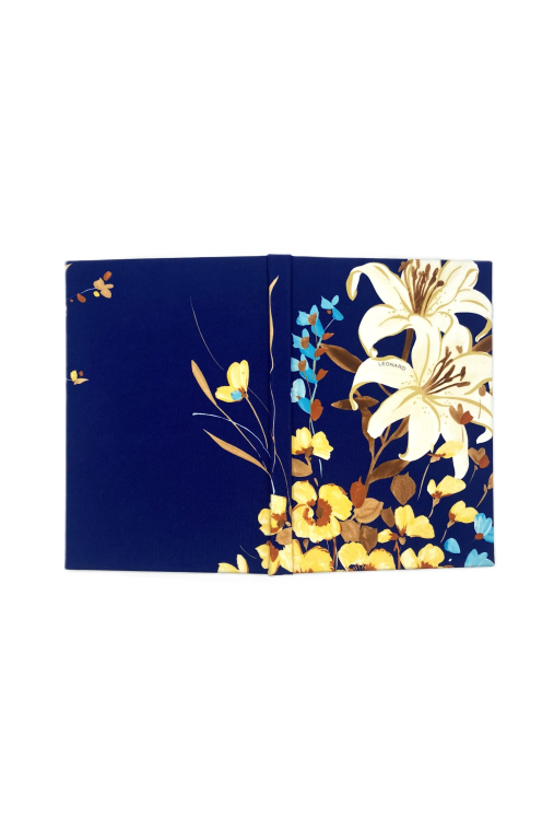 CARNET DE NOTES "ROMANTICA" navy A5