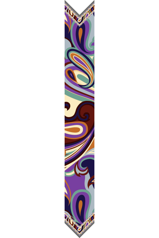 BANDEAU 10X180 IN SILK TWILL
