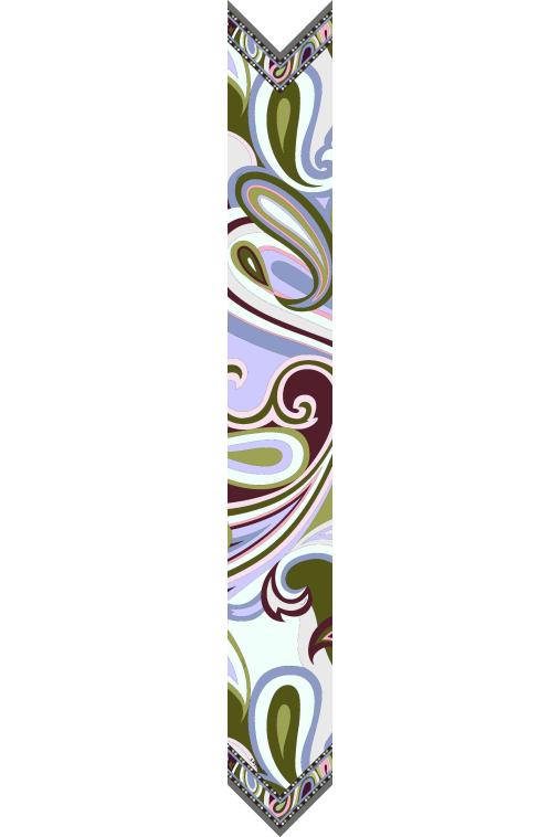 BANDEAU 10X180 IN SILK TWILL