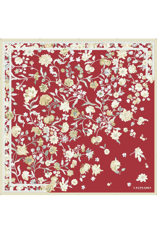 CARRÉ 90X90 EN TWILL DE SOIE