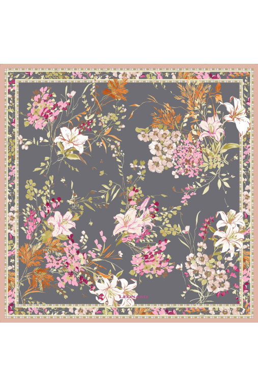 CARRÉ 90X90 EN TWILL DE SOIE