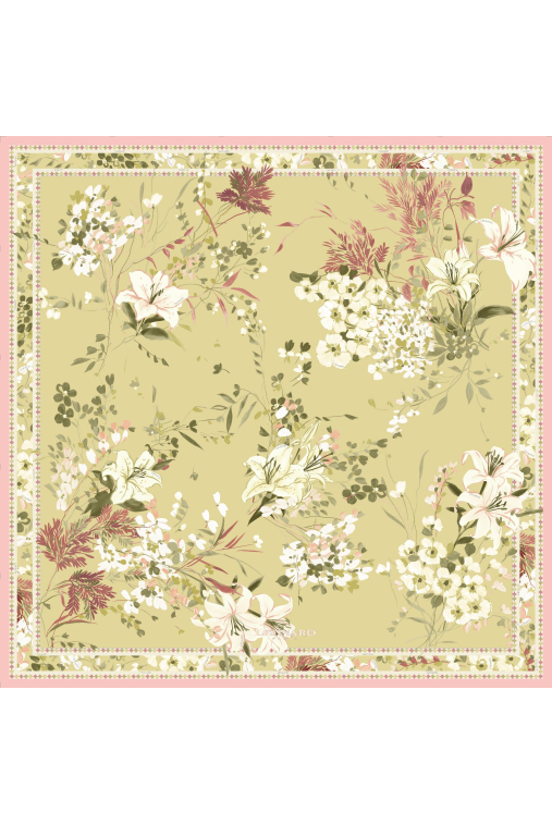 SQUARE 90X90 IN SILK TWILL