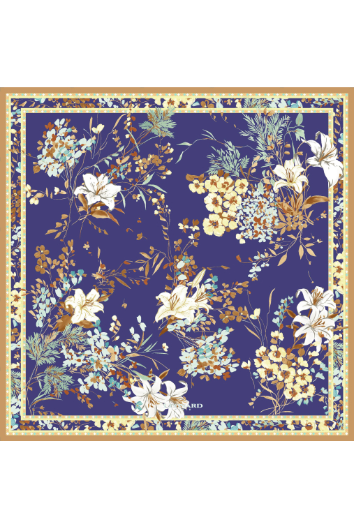 SQUARE 90X90 IN SILK TWILL