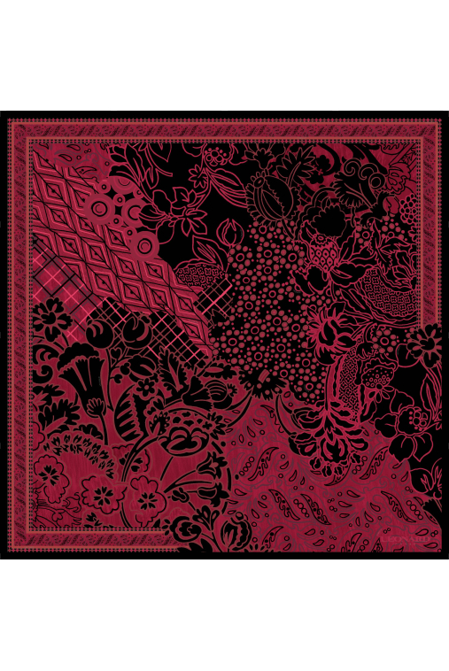 SQUARE 90X90 IN SILK TWILL
