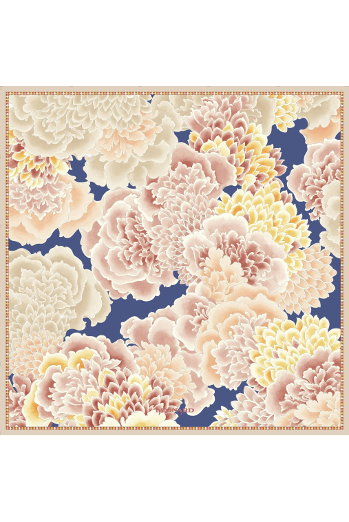 CARRÉ 90X90 EN TWILL DE SOIE