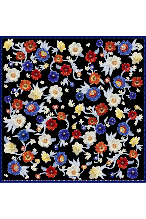 SHAWL 140X140 IN SILK TWILL