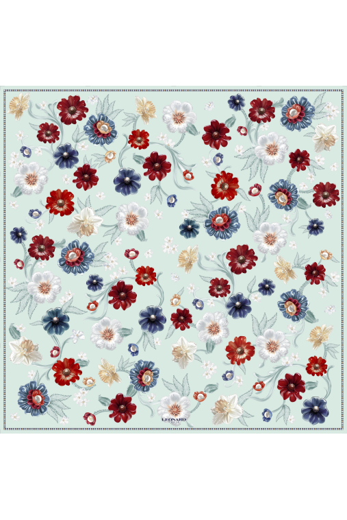 SHAWL 140X140 IN SILK TWILL