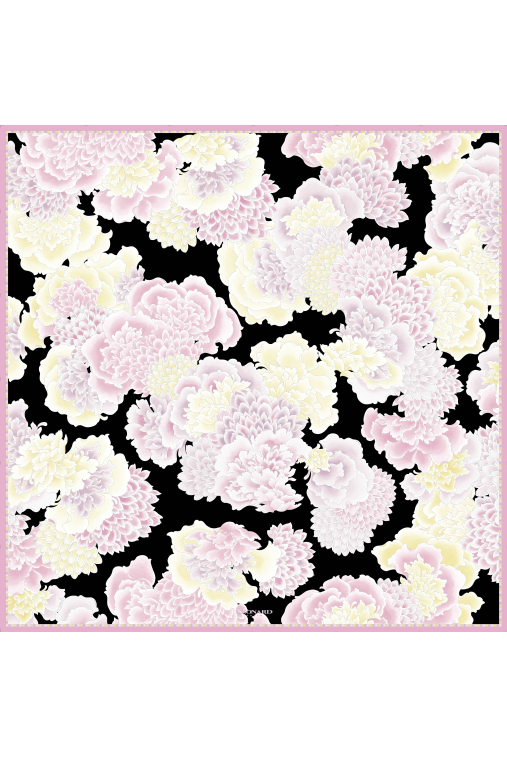 SHAWL 140X140 IN SILK SATIN CHIFFON