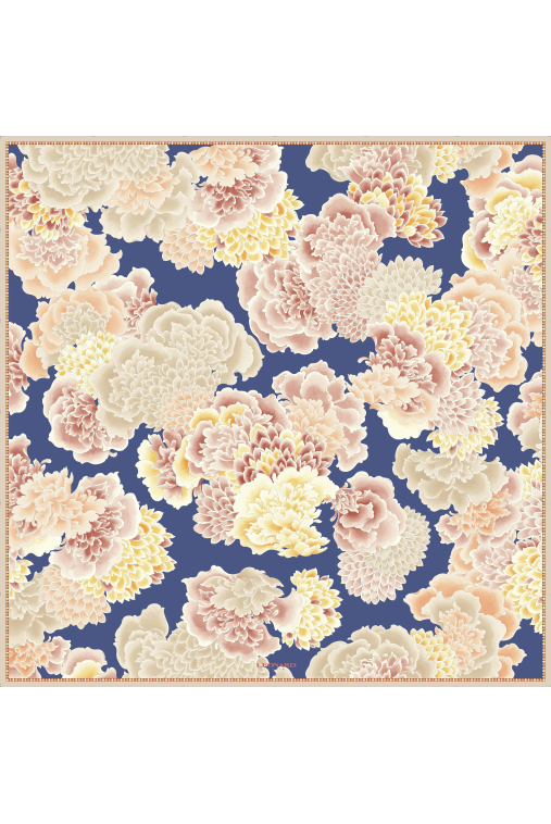 SHAWL 140X140 IN SILK SATIN CHIFFON