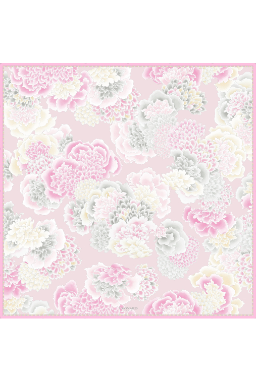 SHAWL 140X140 IN SILK SATIN CHIFFON