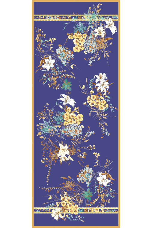OBLONG PLISSE' 70x180 IN CHIFFON