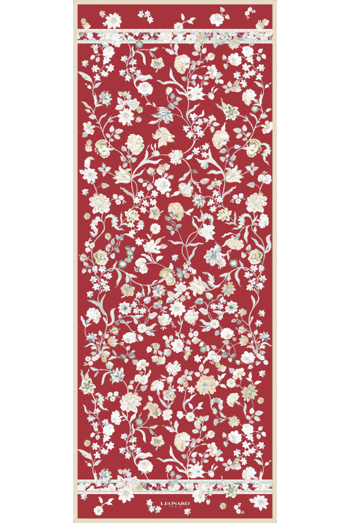 OBLONG 70x180 IN WOOL-SILK