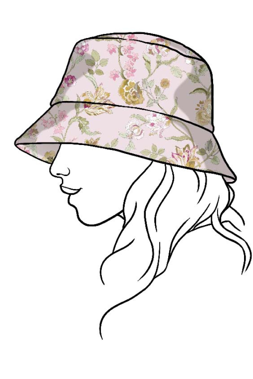 BUCKET ONE SIZE IN COTTON TWILL