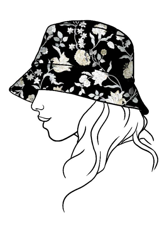 BUCKET ONE SIZE IN COTTON TWILL