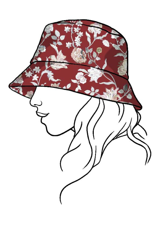 BOB ONE SIZE EN TWILL DE COTON