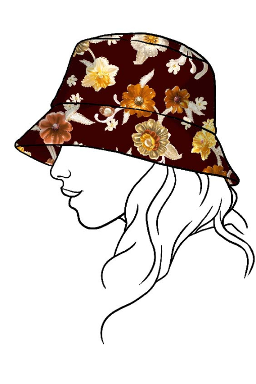 BOB ONE SIZE EN TWILL DE COTON