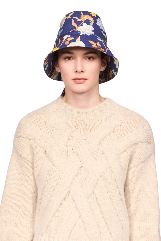 BUCKET ONE SIZE IN COTTON TWILL