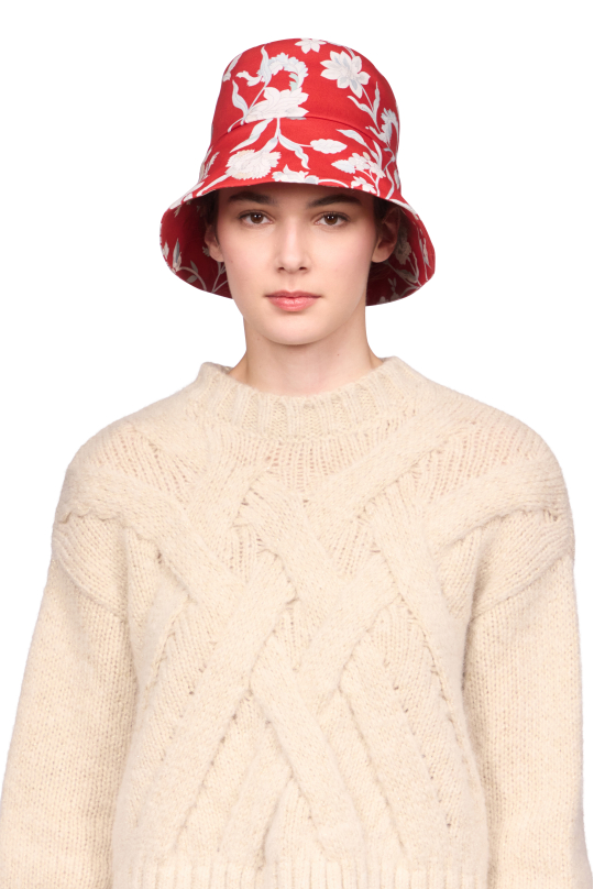 BUCKET ONE SIZE IN COTTON TWILL