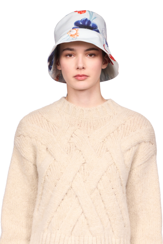 BUCKET ONE SIZE IN COTTON TWILL
